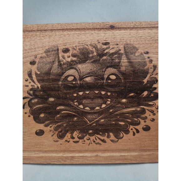 Stitch Walnut Laser Engraved Cutting Board - Picture 1 of 4